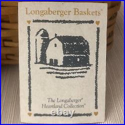 Vintage 2000 Longaberger Founder's Market Basket with Woven Lid &Liner Protector