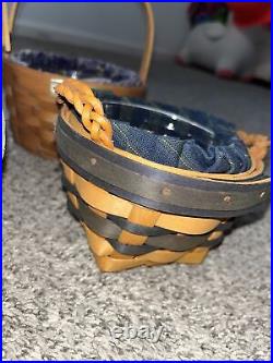 Vintage Longaberger Collectors Club Mini Baskets Lot Of 4