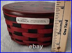 Vintage, Rare & AUTOGRAPHED Longaberger 2009 Collector's Club Ladybug Basket Set