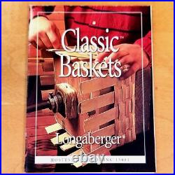 XL 1999 Longaberger Homecoming Picnic Basket Combo Lid Fruit Medley Liner Lid